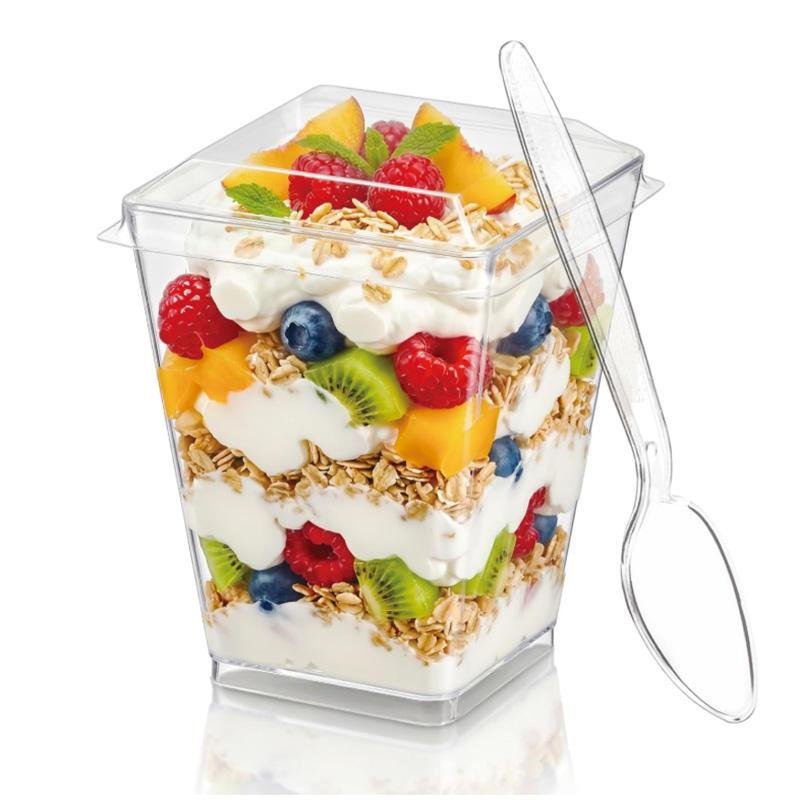 Cups and tubs for dairy and dessert products