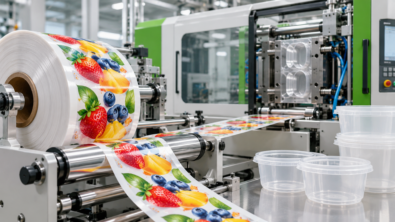 Plastic container resin and printed label materials